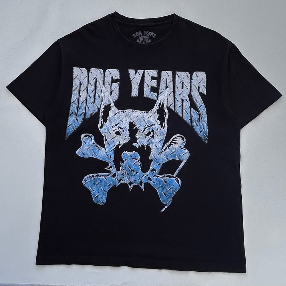Dog Years Skate Club Black Graphic T Shirt Size Men’s Large Made In USA